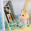 Sunny Days Entertainment Honey Bee Acres Paint & Color Art Fun – 13 Piece Dollhouse Playset with Exclusive Fox Figure | Pretend Play Toys for Kids