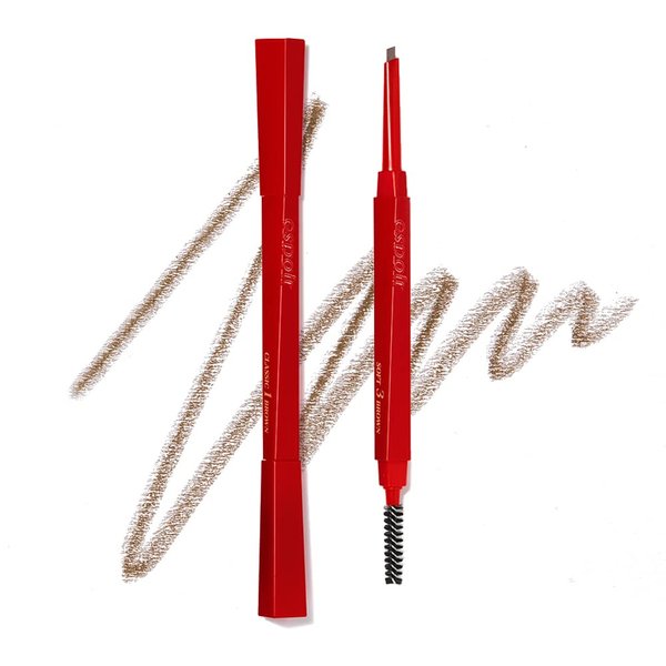 ESPOIR The Brow Balance Pencil #1 Classic Brown | Eye Brow Pencil that's Natural and Easy to Draw without Clumping | A Detailed and Rich Eyebrow Texture | Korean Makeup