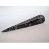 Abalone shell effect marbled acrylic and metal alligator hair claw clip clamp