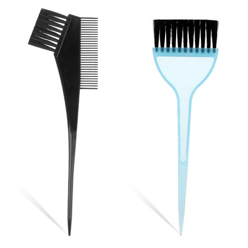 Giantree Hair Dye Brush, 2 Pcs Hair Color Brush Set Tinting Comb, Pointed Tail Soft Hair Dye Brush Reusable Hair Coloring Brush for Hair Tint Dying Coloring Applicator Tool for Women Home Salon Use(2)