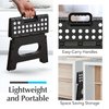 Handy Laundry Folding Step Stool - The Lightweight Step Stool is Sturdy Enough to Support Adults and Safe Enough for Kids. Opens Easy with One Flip. Great for Kitchen, Bathroom or Bedroom. (Black)