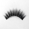 Missamé FLIRT Deluxe Party False Eyelashes Set Handmade with Premium Synthetic Fibers, Black, 3 Pairs