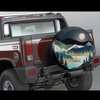 cozipink Abstract Mountains Deer Lake Landscape Spare Tire Cover Wheel Protectors Weatherproof Wheel Covers Universal Fit for Trailer Rv SUV Truck Camper Travel Trailers Accessories 14" 15" 16" 17"