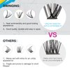 SWINGING Lash Clusters and Bottom Lashes Cluster Eyelash Extensions 30D Eyelash Clusters Natural Look Wispy Lashes D Curl Cluster Lashes Individual Lashes Thin Band & Soft