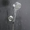 simpletome Shower Head Holder Adhesive Adjustable Bracket Wall Mount SUS304 Stainless Steel