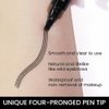 BINGBRUSH Eyebrow Pencil Micro 4 Point Ink Pen by Brow Stylist - Eye Makeup Lift & Snatch Eyebrow Pen Kits Long-Lasting Waterproof Natural Eyebrow Hair (1Pc 05# Black)