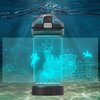 OkiyiD Kids Water Bottle with Train Design 3D Glowing LED Light-Tritan BPA Free,Perfect for Back-to-School Season, Girls, Boys, Kids, Holiday Camping, Picnic Gifts - 14 oz Travel Mug