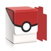 Collectible Trading Card Cases, Card Deck Box Storage Box Case Magnetic Deck Box Card Holder ，Can hold around 100 cards(Red-Blue-White)