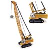 Tipmant Children Alloy Die-cast Car Model Toy Excavator Truck Digging Cable Engineering Vehicle Tower Crane Collection Gift for Kids Scale: 1:87