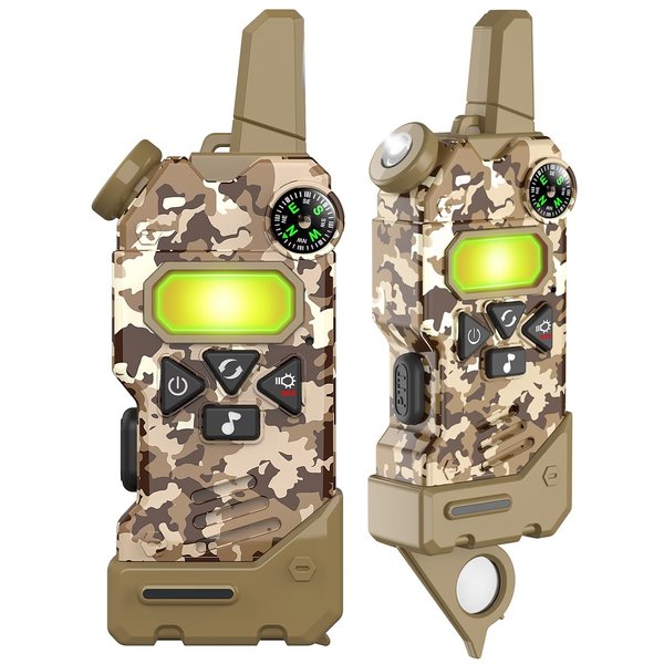 Toys for 3-12 Year Old Boys Girls,Walkie Talkies for Kids with 5 Colourful Channels,Compass Flashlight and Magnifying Glass,3 Miles Range for Outside, Camping, Hiking,for Christmas and Birthday Gifts