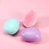 VOCOSTE Hair Brush, Portable Hair Brush, Detangling Hair Brush, Mini Egg Shape Massage Hair Brush for Travel, Pink