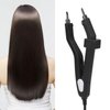 Fusion Hair Extensions Tool, Temperature Change Professional Even Heating Fusion Heat Iron Connector Easy To Clean Stylish For Hair Salon (US Plug)