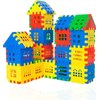 KLIVYA Interlocking Building Blocks Toys for Kids， Blocks for Toddlers 3 4 5 6 7 8 Toy Building Sets - Toddlers Building Blocks Educational Toys Set 72PCS
