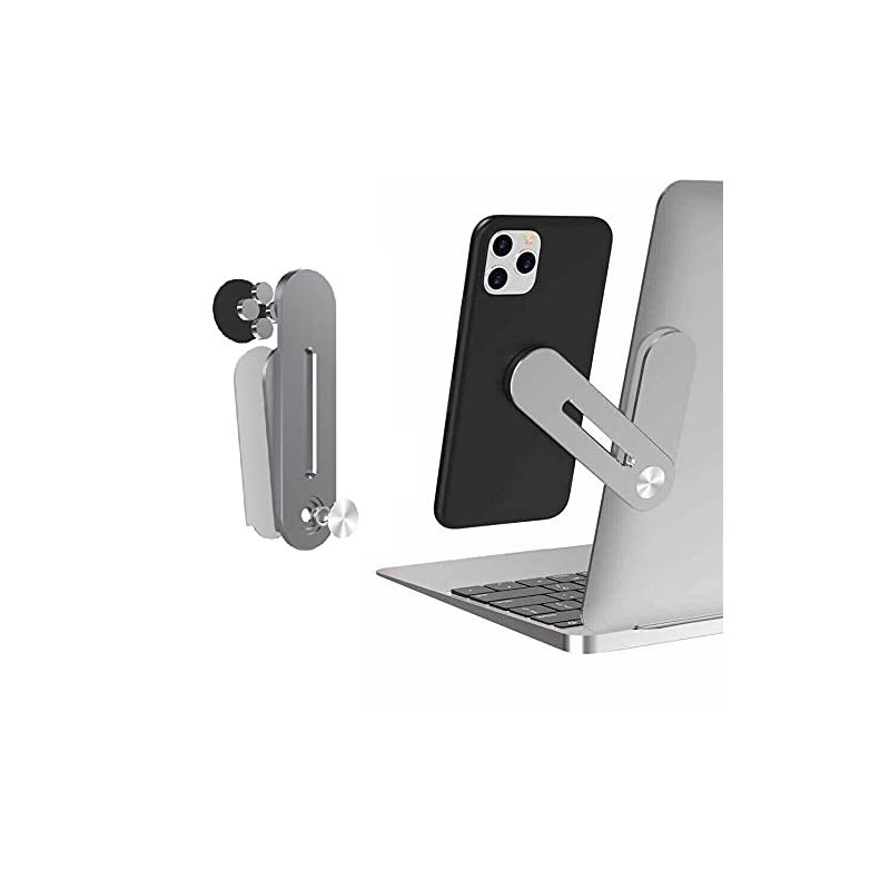 JORCEDI Adjustable Foldable Laptop Side Mount Clip Slim Portable Phone ...