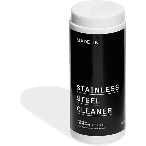 Made In Cookware - Stainless Steel Cleaner - Environmentally Safe Stainless Steel Cleaner for Polishing and Cleaning Pots and Pans - Crafted in USA - 12oz Powder