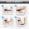 INDEEMAX Elbow Brace for Tendonitis and Tennis Elbow Adjustable Tennis Elbow Brace for Men & Women Golfers Elbow Strap Band Forearm Relief with Compression Pad