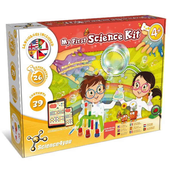 Science4you My First Science Kit - Science Kits for Kids Age 4+ with Science Lab Experiments, Art and Crafts Activities, Create Rainbows - STEM Set, Toys, Games, Gifts for Boys & Girls 4+ Year olds