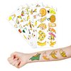 Cute Banana Temporary Tattoos 8 Sheets 90PCS Yellow Banana Party Decorations Supplies Favors Fruits Theme Birthday Cute Stickers Christmas Gifts for Boys Girls Kids Class School Prizes Carnival