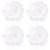 Atoden White Rose Hair Clip, Flower Rose Clips for Hair, Floral Hair Pins Rose Flower Brooch Mexican Decorative Headpieces for Women Girls Bridal Wedding Hair Accessories