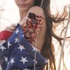 Jctato 4th of July Tattoos Half Arm Independence Day Fake Tattoo Face Tattoos American Flag Temporary Tattoos for Men Women Kids Party Favor,Half Arm Tattoo