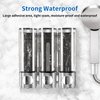 3 Chamber Shampoo Soap Dispenser No Leakage for Shower Wall Mounted and Conditioner Dispenser No Drill,Perfect for Bathroom, Kitchen,Hotel…