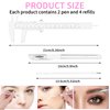 Eyebrow Microblading Marker Pen, 2 Pcs Brow Mapping Pens with with 4 Replacement Refills and 1 Ruler, Makeup Tattoo Skin Marker Pen, Brow Lamination Supplies for Eyebrow Lip Skin(White)