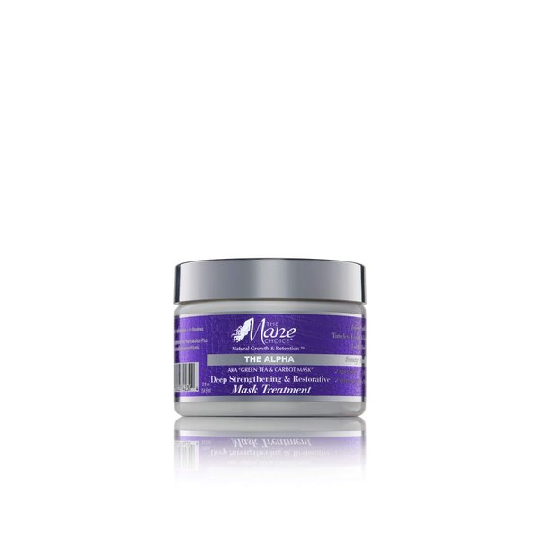 THE MANE CHOICE Green Tea & Carrot Deep Strengthening & Restorative Mask Treatment(8 Ounces / 230 Milliliters) - Hair Mask Infused With Vitamins, Nutrients & Biotin for Stronger Hair