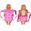 XADP Baby Dolls Carrier Backpack Doll Accessories Front and Back Carrier with Straps for 15 Inch to 18 Inch Dolls, Doll Carrier