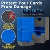 Infinity Vault Sideloader 200 - Double Deck Box with Dice Tray - Made to Protect 200+ Double Sleeved Cards - Great MTG Commander Deck Box with Spacious Sideloading Card Trays