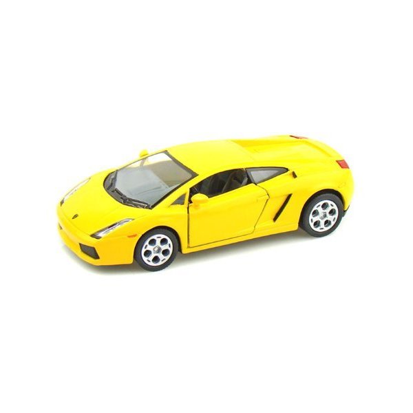 KiNSMART Lamborghini Gallardo 1:32 Scale Yellow Die Cast Metal Model Toy Sports Car