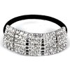 Designer Fashion Elastic Rhinestone Hairtie Ponytail Holder Headband Jewelry Accessories for Women Girls Hair Band by Hair Accessories
