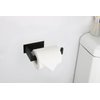 Vanloory Toilet Paper Holder, Self Adhesive Tissue Holder Stainless Steel Rustproof Paper Roll Holder, No Drilling Easy to Install, Toilet Paper Rack Suitable for Office, Bathroom (2, Matte Black)