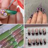 800 Pcs Nail Charms Art Charms Butterfly Nail 3D Nails Decoration Crafts DIY Diamonds Rhinestones Acrylic Nails Jewelry Accessories Gold Silver Pearls Nail Supplies Resin Flatbacks Flower Nails Gems