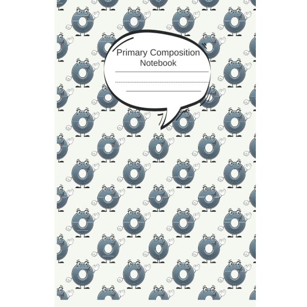 Primary Composition Notebook: Homeschooling Supplies : Handwriting Practice Notebook With Dotted Midline For Kids K-2 to Grade 2