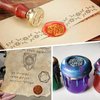 DND Wax Seal Stamp, Fantasy D20 Dice Wax Seal Kit, Ideal Gifts for Dungeons and Dragons/D&D Adventure Cards Envelopes, Gift Packaging. Great RPG Accessories Nerdy Gifts for DND Lovers, DM & Players