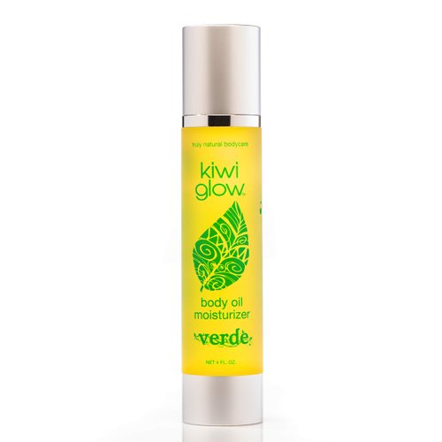 kiwi glow Daily Skin Oil Moisturizer - Organic and All Natural - Handmade Skin Care for Anti Aging - Cold Pressed Sesame Oil for Skin - Ayurvedic Skin Treatment (verde)