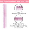 xnicx Hair Cutting Comb,Carbon Fine Cutting Comb Teasing Comb for women and men,Professional Barber Cutting Combs for Hair Styling,Thin Heat Resistant Salon Cutting Comb Pink