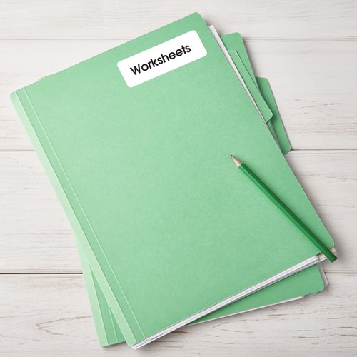 Avery Multi-Use Removable Labels, 1" x 3", Print or Write ID Labels, White, 250 Labels Total (05436)