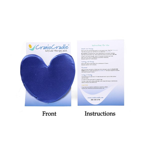 CranioCradle-Home Therapy System Hot/Cold Therapy Pack - Back, Neck, Shoulder, & Sciatica Tension Relief - Microwaveable Heating Pad - Cold Therapy Reusable Ice Pack for Injuries