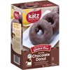 Katz Gluten Free Glazed Chocolate Donuts | Dairy Free, Nut Free, Soy Free, Gluten Free | Kosher (1 Pack of 6 Donuts, 10.5 Ounce)