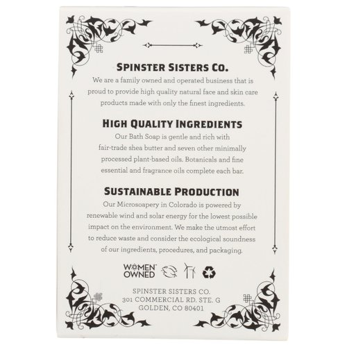 SPINSTER SISTERS CO Timber Bar Soap, 4.5 OZ