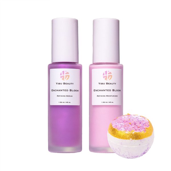 Yibu Beauty Enchanted Bloom Set with 1 Free Bath Bomb