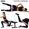 Arena Strength Fabric Exercise Booty Bands for Legs and Butt | Hip Resistance Bands Set of 3 with Workout Guide and Carry Case