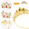 NODG Tiaras and Crowns for Women with Hair Comb Gold Crown for Bride Tiaras for Princess Crown Tiaras Birthday Crowns for Women Princess Crowns and tiaras Women