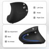 UrbanX Best Wireless Ergonomic Mouse Bluetooth & 2.4GHz, Tunnel Design for Alienware - x16 FHD+ 480Hz Gaming Laptop, Right Hand Comfort, Large Vertical Structure
