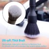 Ultra- Soft Car Detailing Brush Set, Auto Detail Brush Kit for Elegant Surfaces, Interior Exterior No Scratch for Cleaning Air Vent Engine Bay Emblems Dashboard Seat Wheel, Engine, Wheel Nut…