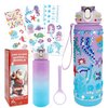 Gifts for 5 6 7 8 9 Year Old Girls, Valentines Day Goodie Bags Stuffers, Decorate Your Own Water Bottle Kits for Girls, Art and Craft Kits Sets for Girls Ages 8-12, Toys DIY Birthday Gifts Ideas