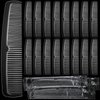 Lallisa 100 Pcs Individually Wrapped Combs Disposable Comb Bulk Combs Hair Cutting Combs Fine Tooth Comb Pocket Barber Combs for Women Men Family Hotel Travel Homeless, Transparent