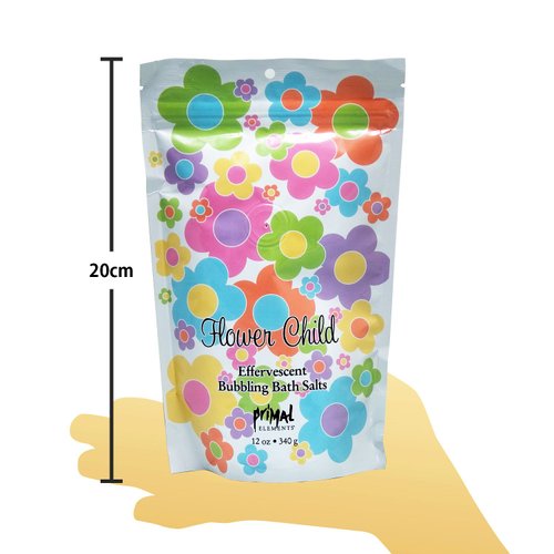 Primal Elements Bubbling Bath Salts, Flowerchild, 12 Ounce
