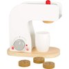 Small Foot Wooden Toys Coffee Machine, Cups and Coffee Beans Complete playset for Play Kitchens Designed for Children Ages 3+, Multi (10593)